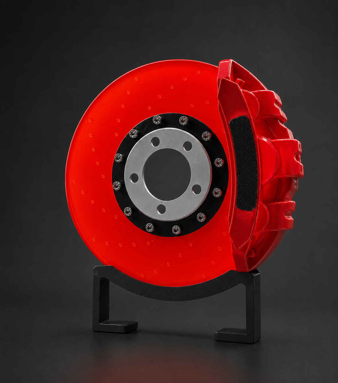 BrakeGlow™ Performance Disc LED Lamp with Red Caliper – Standard Edition