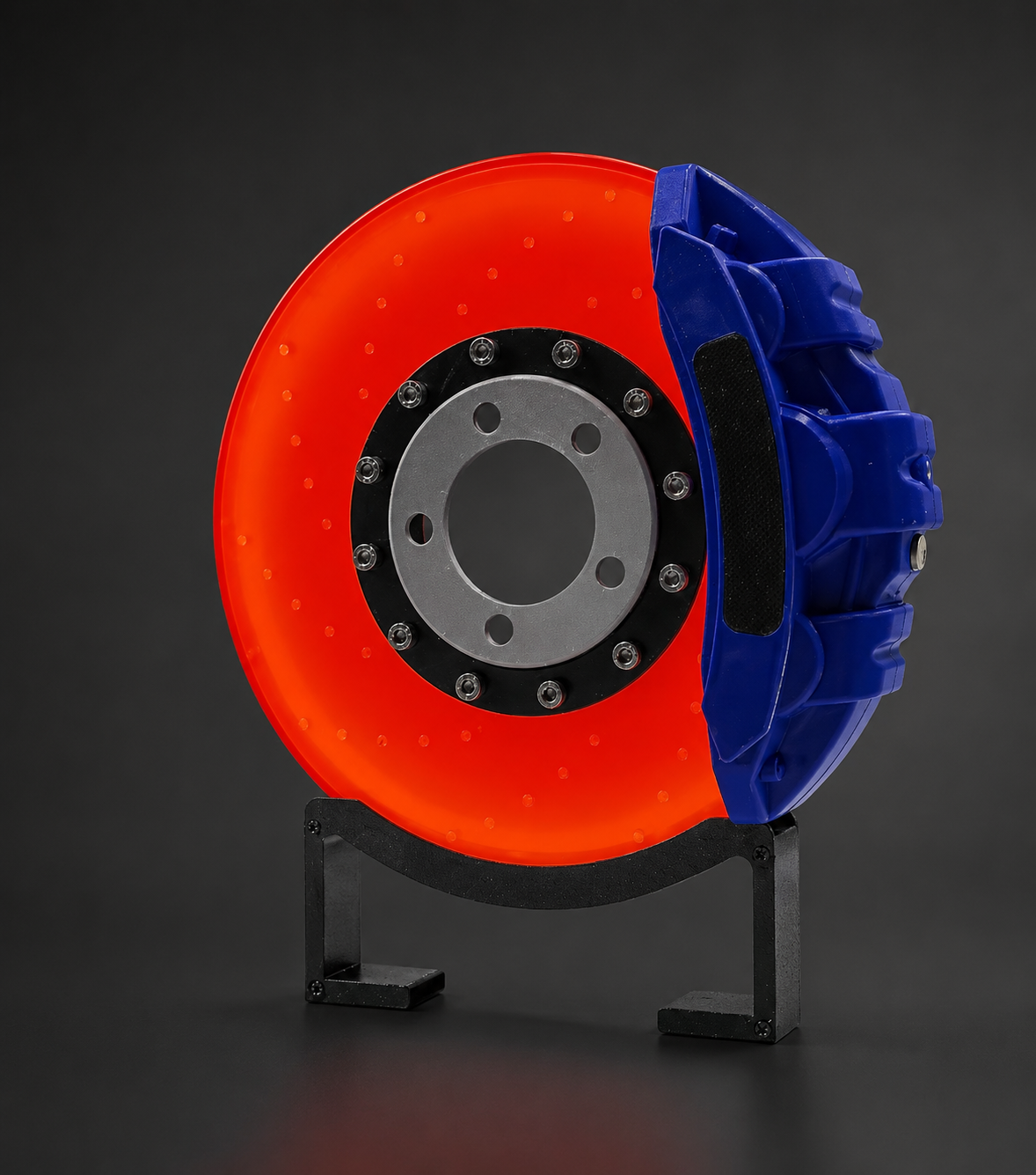 BrakeGlow™ Performance Disc LED Lamp with Blue Caliper – Standard Edition
