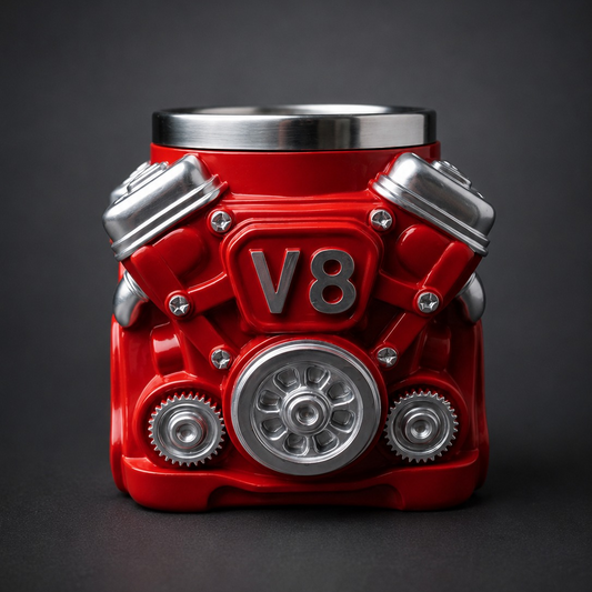 PistonGrip™ V8 Engine Mug